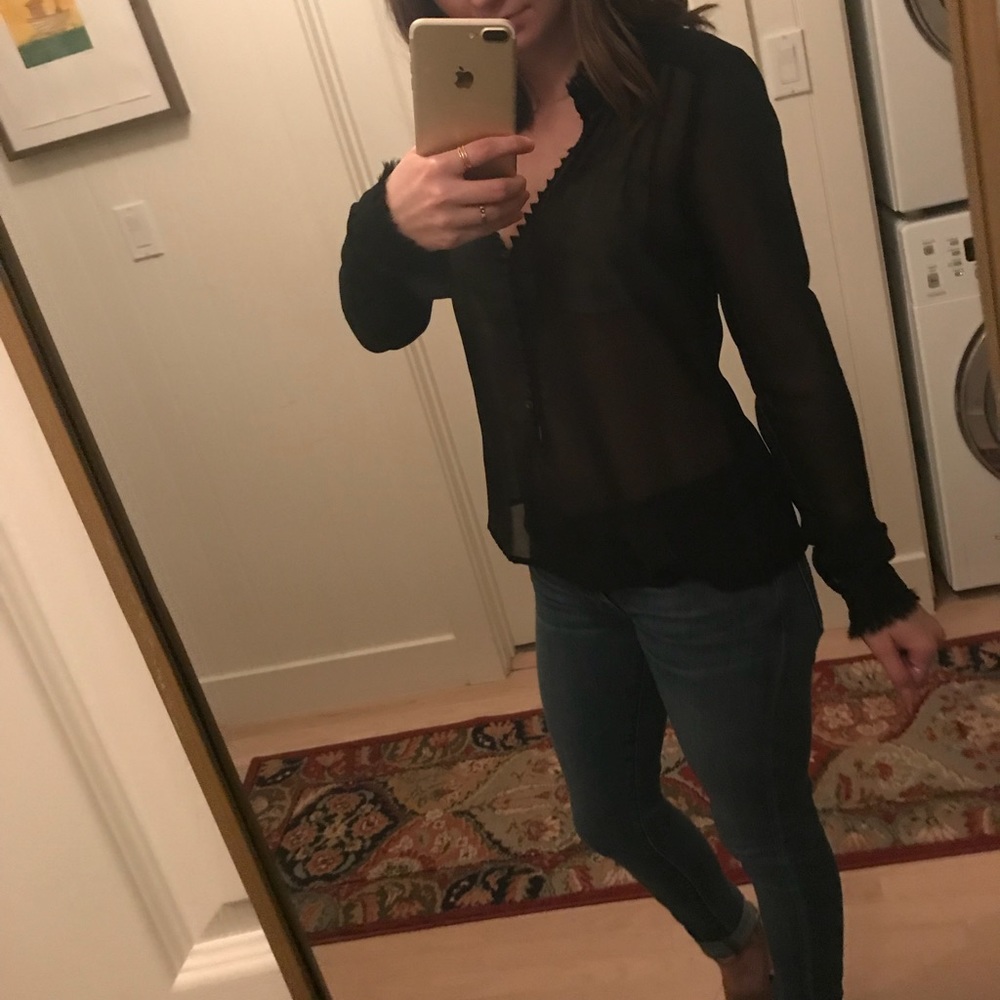 Black Patterson Kincaid blouse